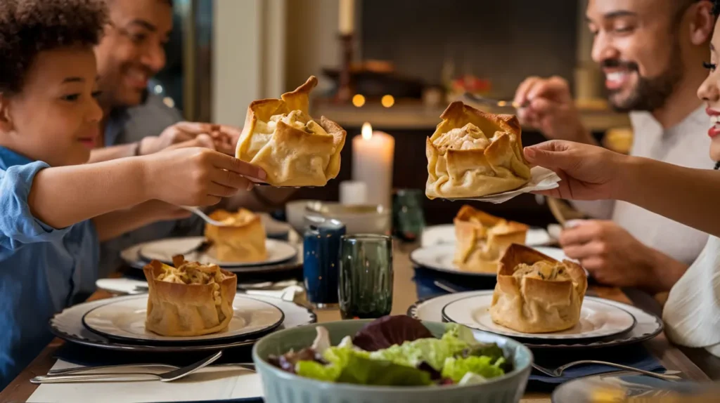 family-enjoying-chicken-pot-pie-popovers