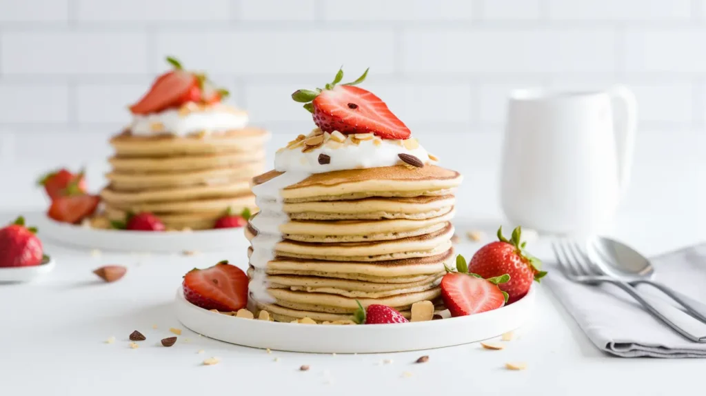 Premier Protein Pancakes with Custom Toppings