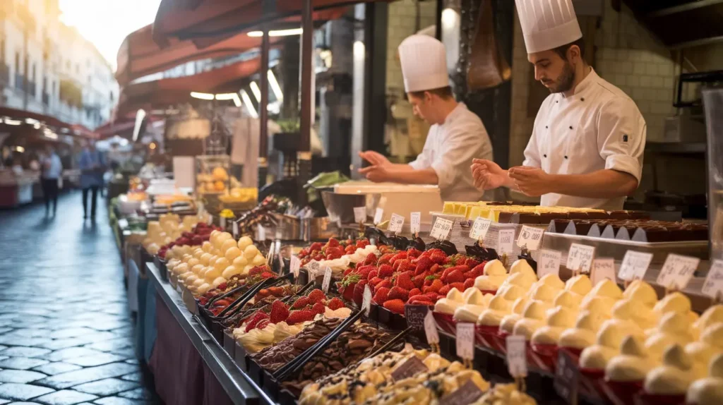 Neapolitan ice cream originated in Naples, Italy, during the 19th century, showcasing the city’s culinary innovation