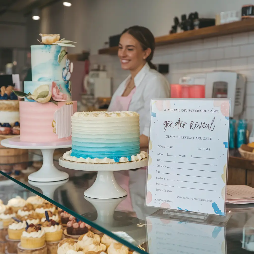 Choosing a trusted bakery ensures a seamless gender reveal cake experience.