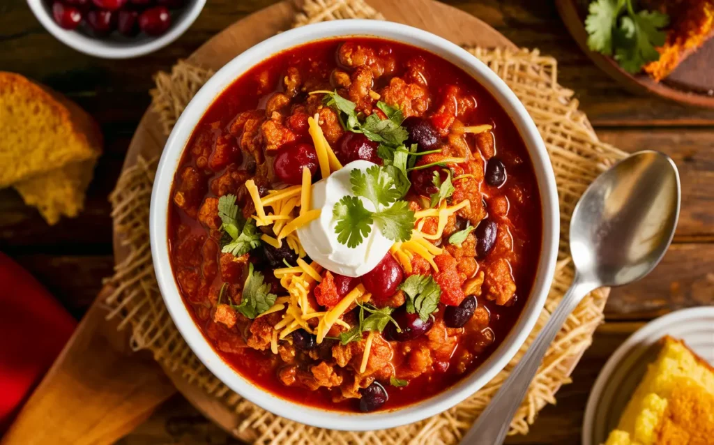 Turkey Cranberry Chili Recipe